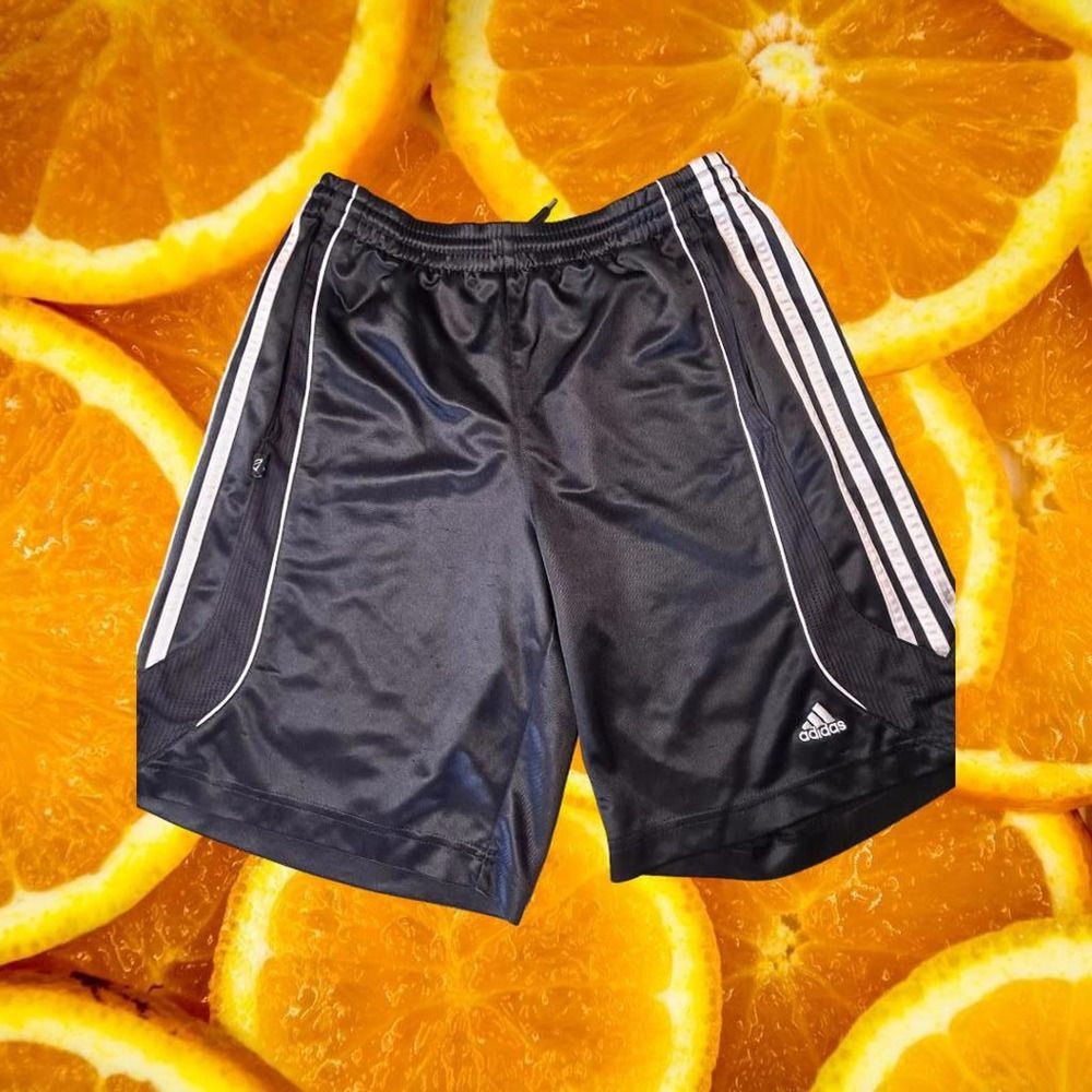 Adidas Shorts‎ Black with With Stripes Size XL